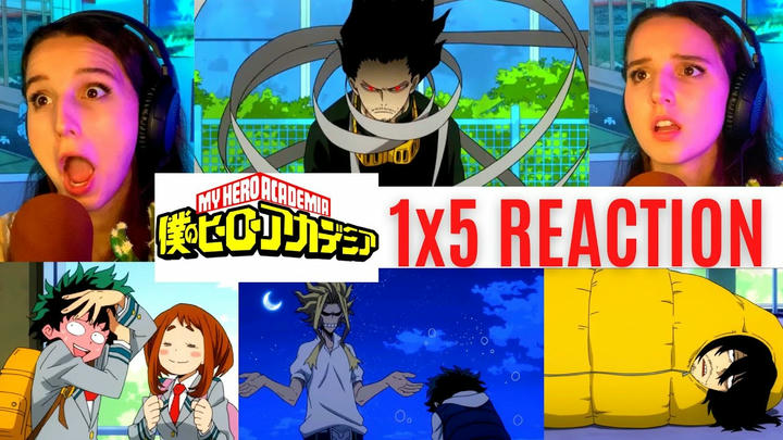 REACTING to *1x5 My Hero Academia* DEKU'S FIRST DAY!!! (First Time Watching) Shonen Anime