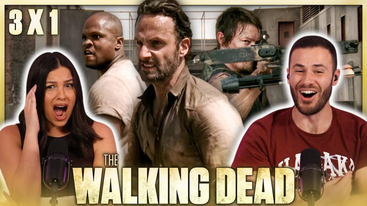 HOLY SH*T We Weren't Ready For This!! | The Walking Dead 3x1 Reaction