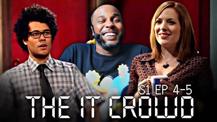 MY FIRST TIME WATCHING The I.T.  Crowd S1 Ep 4-5 Reaction|The Red Door & The Haunting of Bill Crouse