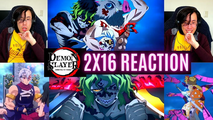 *Demonslayer 2x16* INOSKE IS DEAD??? (First Time Watching) Demonslayer Season 2