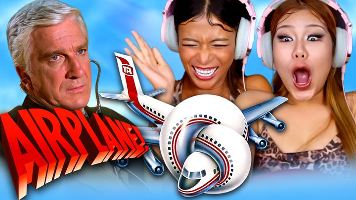 Asian Girls React | Airplane! | First Time Watch