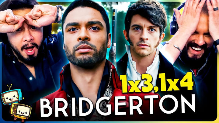 BRIDGERTON 1x3 & 1x4 Reaction & Discussion! | First Time Watch! | Jonathan Bailey | Nicola Coughlan