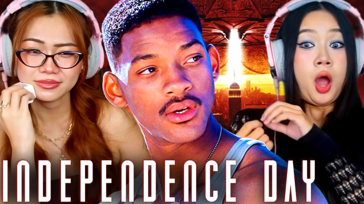 Foreign Girls React | Independence Day | First Time Watch