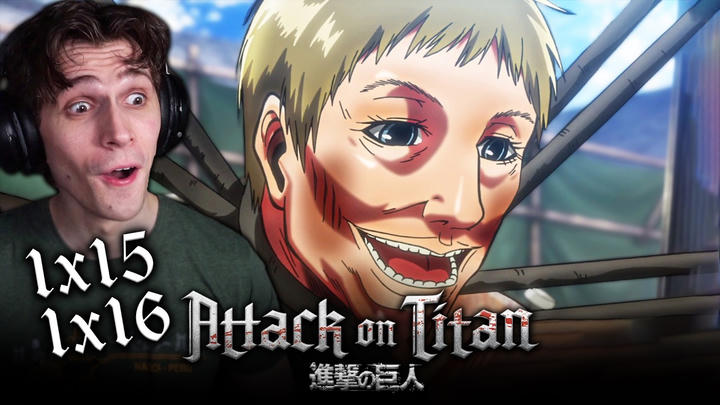 Attack on Titan Season 1 Episode 15 & 16 REACTION!! *FIRST TIME WATCHING*