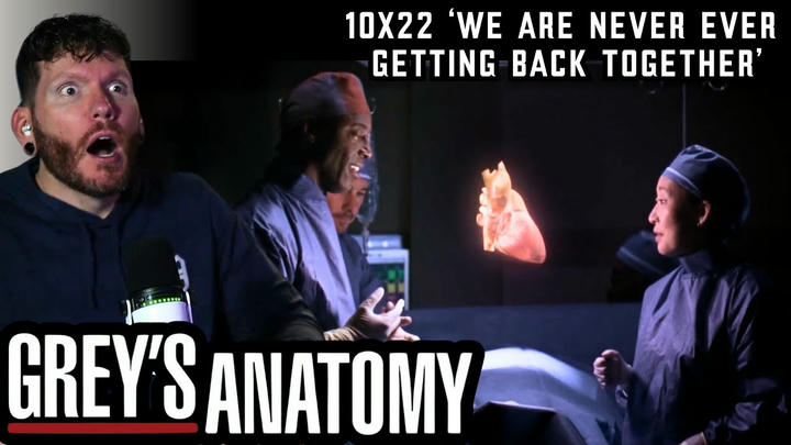 First time watching Grey's Anatomy REACTION 10x22 'We Are Never Ever Getting Back Together''