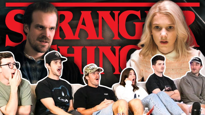 WE ARE SHOOK...Converting Friends to Stranger Things Season 1 Episode 4 | Group Reaction