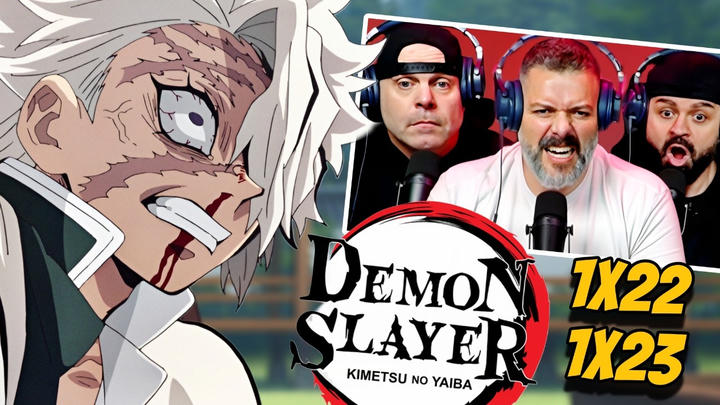 Demon Slayer reaction season 1 episode 22/23 (DUB)
