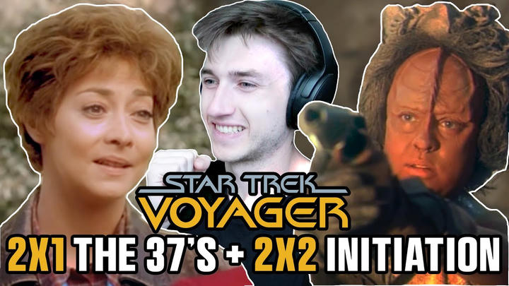 SEASON 2! STAR TREK VOYAGER 2x1/2x2 “The 37’s” and “Initiation” FIRST TIME REACTION!