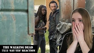The walking dead episode 7x12 'Say yes' reaction