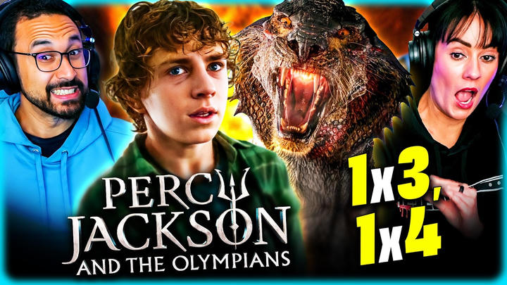 PERCY JACKSON AND THE OLYMPIANS Season 1 Episode 3 & 4 REACTION!! (Disney Plus)