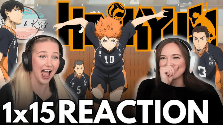 OUR FIRST MATCH | HAIKYUU | Reaction 1x15