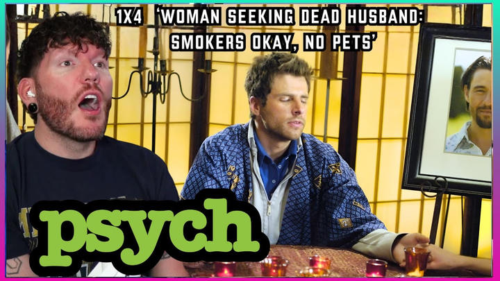 First time watching PSYCH 1x4 'Woman Seeking Dead Husband: Smokers Okay, No Pets' REACTION