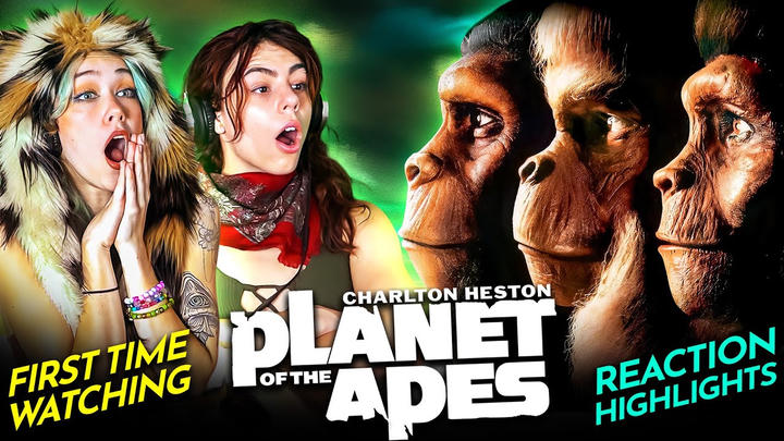 Nicki & Leia travel to PLANET OF THE APES (1968) Movie Reaction FIRST TIME WATCHING