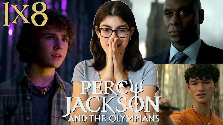 PERCY JACKSON AND THE OLYMPIANS 1x8 REACTION!! (SEASON 1 FINALE)