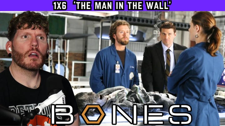 First time watching BONES 1x6 'The Man in the Wall' REACTION