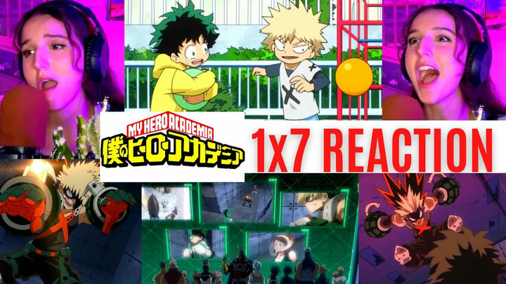 REACTING to *1x7 My Hero Academia* DEKU vs. KACCHAN!!! (First Time Watching) Shonen Anime