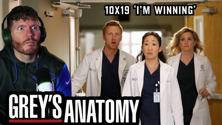 First time watching Grey's Anatomy REACTION 10x19 'I'm Winning''