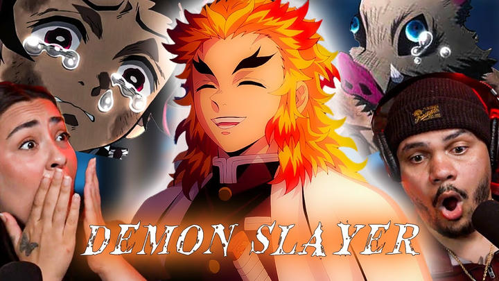 DEMON SLAYER TOOK OUR ANIME VIRGINITY! *PART 8* MUGEN TRAIN EP 4-7