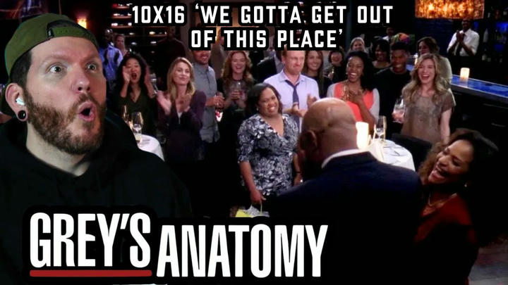 First time watching Grey's Anatomy REACTION 10x16 'We Gotta Get Out of This Place'