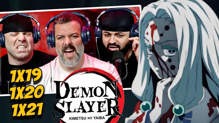 Demon Slayer reaction season 1 episode 19/20/21 (DUB)