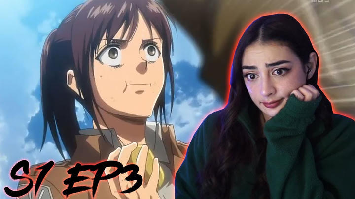 I LOVE HER! /Attack on Titan Reaction & Review / S1 Ep3