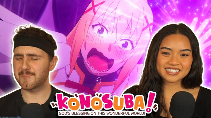 THAT'S OUR DARKNESS! - Girlfriend Reacts To Konosuba Season 3 Episode 8 REACTION!
