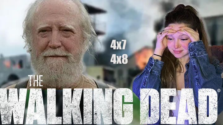 I'M CRASHING OUT.. First Time Watching The Walking Dead [4x7&4x8] (Show Reaction & Commentary)