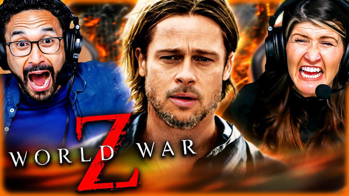 WORLD WAR Z (2013) MOVIE REACTION - This Zombie Movie Is WAY More Intense Than We Expected!