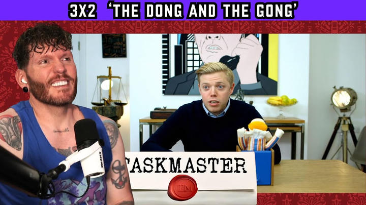 AMERICAN watches TASKMASTER for the first time! 3x2 'The Dong and the Gong' Reaction