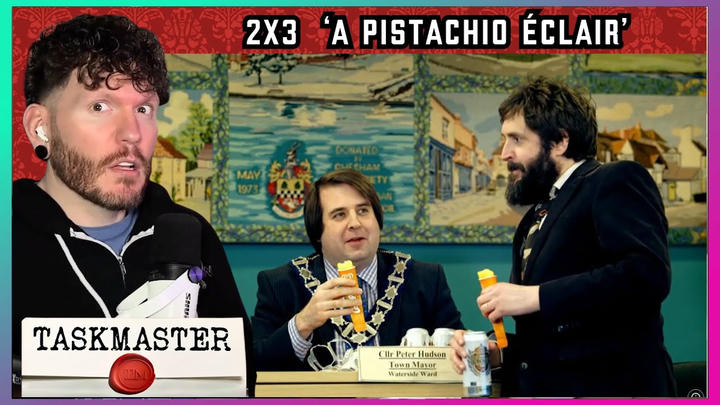 AMERICAN watches TASKMASTER for the first time! 2x3 'A Pistachio Eclair' Reaction