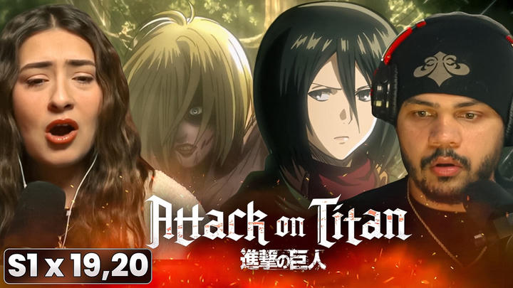 SHE WAS A TRAITOR THIS WHOLE TIME?! *ATTACK ON TITAN* SEASON 1 EP 19&20 REACTION!