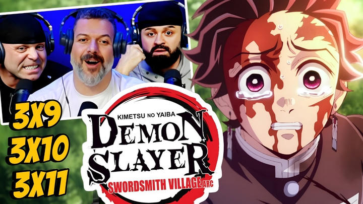 Demon Slayer reaction season 3 episode 9/10/11 (DUB) | First time watching