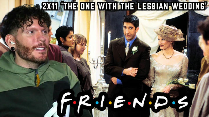 First time watching Friends REACTION 2x11 'The One with the Lesbian Wedding'