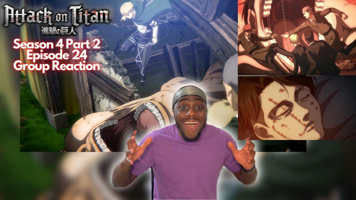 EREN VS HIS FRIENDS!!! Attack on Titan Season 4 Part 2 Episode 24 Reaction | AOT GROUP LIVE REACTION