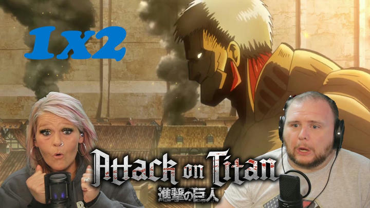 ATTACK ON TITAN 1x2 REACTION | To You, After 2,000 Years: The Fall of Shiganshina, Part 2