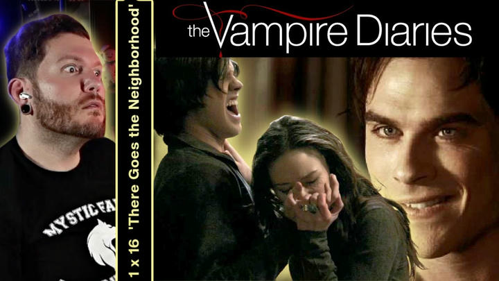 First time watching THE VAMPIRE DIARIES Reaction 1x16 'There Goes the Neighborhood'