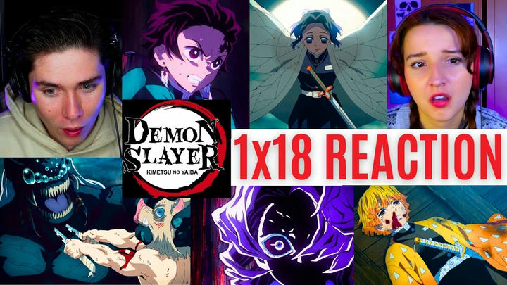 REACTING to *1x18 Demon Slayer: Kimetsu no Yaiba* THE MOON DEMON!! (First Time Watching)Shonen Anime
