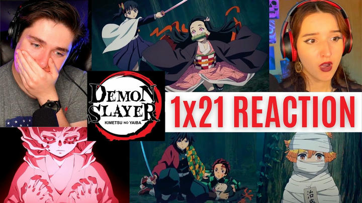 REACTING to *1x21 Demon Slayer: Kimetsu no Yaiba* WE ARE SAVED!! (First Time Watching)Shonen Anime