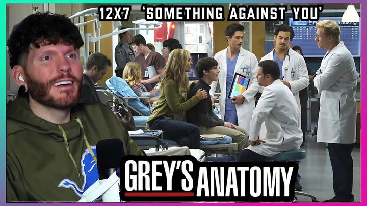 FIRST TIME WATCHING Grey's Anatomy REACTION 12x7 'Something Against You'