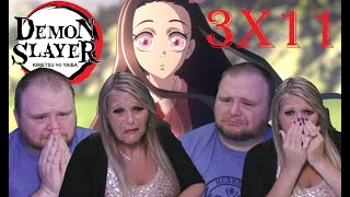DEMON SLAYER: KIMETSU NO YAIBA 3x11 REACTION | WE UGLY CRIED!! - RE-UPLOAD