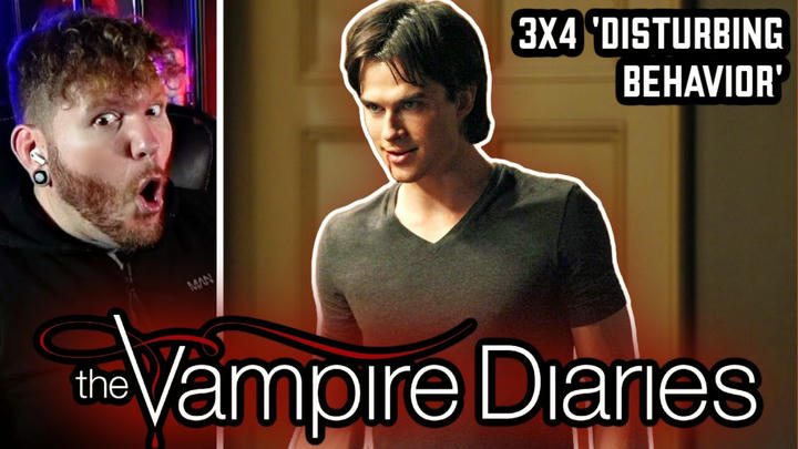FIRST TIME WATCHING The Vampire Diaries REACTION 3x4 'Disturbing Behavior'