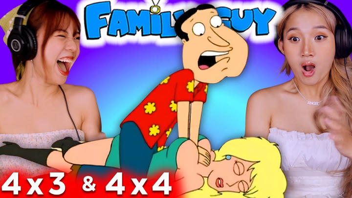 Asian Girls React | Family Guy Season 4 | Ep 3 & 4  (Family Guy Reaction)