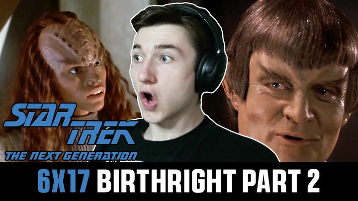 STAR TREK TNG 6X17 Birthright Part 2 - FIRST TIME WATCHING!