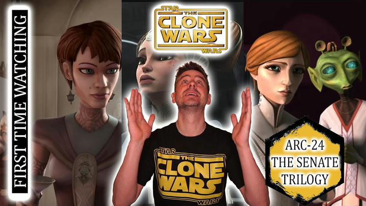 Star Wars - The Clone Wars: (Arc 24 - The Senate Trilogy)  REACTION!