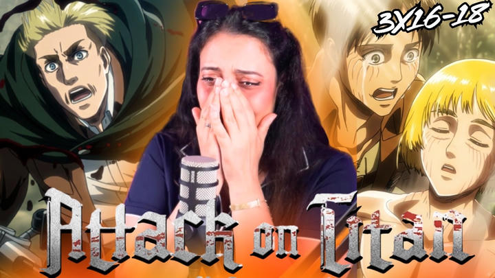 THIS Is Why Attack on Titan Is A Masterpiece ...😭| First Anime Reaction | S3 Episodes 16-17-18