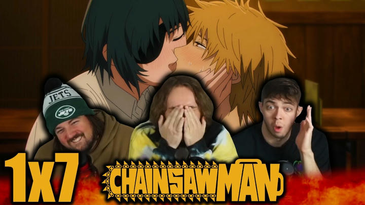 THIS WAS SO GROSS!!! | Chainsaw Man 1x7 "THE TASTE OF A KISS" Group Reaction!