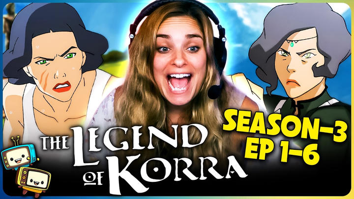 THE LEGEND OF KORRA (2014) Season 3 Episodes 1-6 Reaction! | First Time Watch!