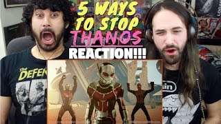 5 WAYS TO STOP THANOS - "Avengers: Infinity War" SPOOF - REACTION!!!