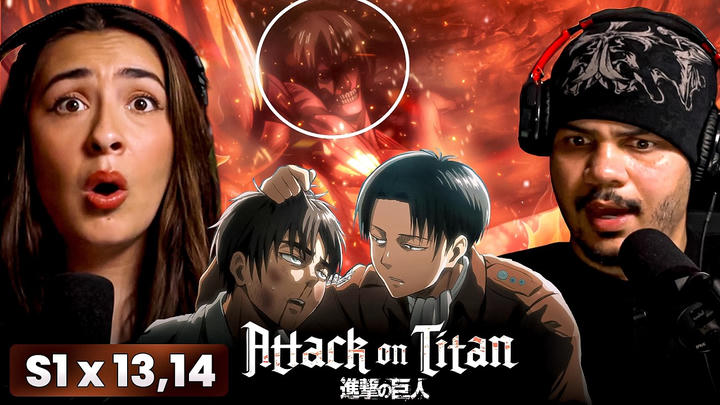 NOW WE CAN BREATHE.. *AOT* HAD US BY THE NECK! 1x13-14 REACTION!