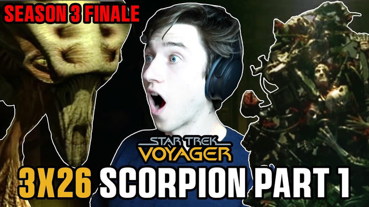 SEASON 3 FINALE! STAR TREK VOYAGER - 3X26 - “Scorpion Part 1" FIRST TIME WATCHING REACTION